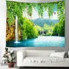 Beautiful Natural Scenery Printed Large Wall Tapestry Hippie Hanging Bohemian Tapestries Mandala Art Decor 210609