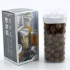 7pcs/lote contêiner de armazenamento de alimentos Plástico Cozinha de cozinha Box de macarrão de molduras multigrain
