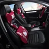 Toon mignon appuie-tête oreillers coussin lombaire ceinture de sécurité couverture de volant automatique accessoires de voiture cadeau pour femmes filles