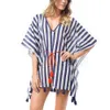 Costume da bagno copricostume da spiaggia in chiffon per donna Pareo Plus size Swim Saida De Praia Robe Plage Kaftan # Q508 210420