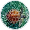 Najnowszy rozmiar 150 cm round ręcznik plażowy, 10 000 stylów do wyboru, Turtle Drukuj Szal Ręczniki 3D, obsługują logo niestandardowe