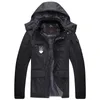 冬の暖かい防水ジャケット男性の街路壁パーカーのコートを覆うウィンドルーフハットスノーオーバーコート服プラスサイズ8xl 220301
