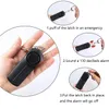 130db Safe Sound Personal Alarm Keychain Bright LED Light SelfDefense Emergency Alert Key Ring For Women Children8015237