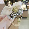 2021 Pearl Brooch Silk Scarf Shawl Corsage Japanese And Korean Trends Accessories