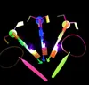2021 LED Incroyable flèches volantes jouets Flying Arrow Rocket Hélicoptère Rotation Flying Toy Party Fun Cadeaux DHL