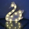 Led Night Light 3 AAA Battery Leds Lamp Home Living Room Decoration Wall Lamps Kids Bedroom Art Modeling Lighting Nights Lights