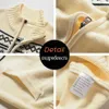 ZERZ Uomo Inverno Autunno Spessore Caldo Maglieria 100% Acrilico Vintage Maglione Cardigan Uomo Casual Moda Classic Maglioni Uomo 211014