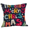 Cushion/Decorative Pillow 45x45cm Christmas Cushion Cover European Linen Home Decor Case For Chair Sofa Car