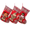 Christmas Stocking Grote Xmas Gift Bags Openhaard Decoratie Sokken Nieuws Jaar Candy Houder Home Decor