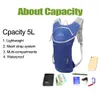 5L hidratação mochila esportes ao ar livre ciclismo camping águas bolsa ultra luz caminhadas bicicleta equitação saco 1l water pack bexder