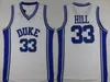 NCAA College Basketball Jerseys 4 JJ Redick 32 Christian Laettner 33 Grant Hill 100% zszyty koszul