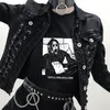 Chilling Killing Horror Skull T-shirt Kobiety Zabawne 100% Bawełna Grunge Grafika Gothic Estetyczna Hipster Casual Unisex Tee T-shirt 210518