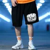 Zazomde Hip Hop Shorts Streetwear Oversized Män Sommar Tunn Casual Fashion Trend Loose 5-Point Beach Sports Middle Pants M-8XL 210716