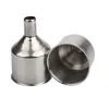 Stainless Steel Funnel Drinkware For Hip Flasks Oil Bottle Kitchen Dining Tools Universal Large Size Funnels