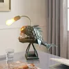 Tischlampen 2021 Angler Fischlampe Desktop Kreative Nachtlicht Schlafzimmer Beleuchtung USB LED Silikon Tierdekor