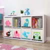 3D Cartoon Animal Toy Boîte de rangement Pliant Bacs de rangement Armoire Tiroir Organisateur Vêtements Panier de rangement Enfants Jouets Organisateur 210626