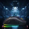 HXSJ T90 2 4GHz USB Wireless Bluetooth Optical Mouse Rechargeable 6 Colors RGB Backlight Gaming Mice277B
