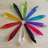 Units 76mm Mixed Color Crystal Glass Chandelier Icicle Drop Trimming Prisms For Lighting Pendant Decoration