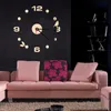 Horloges murales Nombres silencieuses oiseau horloge bureau décoratif décoratif acrylique maison salon chambre art 3D installation installage diy