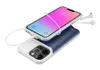 10000 мАч Внешний силиконовый батарея батарея банка корпуса зарядное устройство резервное копирование для iPhone 13 Pro Max 13