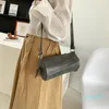 حقائب الكتف المرأة حقيبة لينة سطح بو الجلود crossbody خياطة اسطوانة حقيبة يد الأزياء البرية فور سيزونز