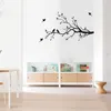 Muurstickers Vogels op takken Tree Decals Decoratieve Sticker Slaapkamer Kunst Klassieke Zwarte Verwijderbare Vogel