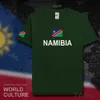 Namibie Mens T-shirts Mode Jersey Nation Team 100% coton T-shirt Vêtements Tees Pays Sportif Footballeur Nam Namibien X0621