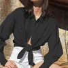 Cnyishe Mode Elegante Lange Shirts Vrouwen Tops Tee Office Lady Solid Black White Puff Sleeve T-shirts Sexy Streetwear Top Vrouw 210419