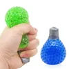 Squishy Lamp Bulb Fidget Toy Water Beads Squish Ball Anti Stress Venting Balls Funny Squeeze Toys Stress Relief Decompression Toys Anxiety Reliever