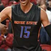 Jersey de baloncesto personalizado de la universidad de Boise State Abu Kigab Marcus Shaver Jr. Tyson Degenhart Emmanuel Akot Devonaire Doutrive Mladen Armus DERRICK ALSTON JR. Arroz máximo 4XL