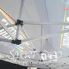 تأثير المظلة ميجا 13 × 26 عرض الإعلان سهلة المنبثقة خيمة الصف التجاري مع الألومنيوم الإطار 600D البوليستر الطباعة