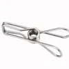 5.5*2.5cm Spring Clothes Clips Stainless Steel Pegs For Socks Photos Hang Rack Parts Practical Portable Holder Accessories DH9466