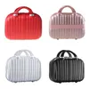14in Cosmetic Case Luggage Small Travel Portable Carrying Suitcase for Makeup 210901