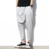 Fashion Harem Pants Men Cross-pants Baggy Loose Black Sweatpants Hip hop pantalon homme Casual Mens Trousers Joggers Pants Male 210616