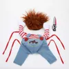 three dimensional clothes lethal doll dog disguise costume funny Halloween Pet Costume3115