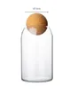 Wholesale 2.4 Inch Wine Bottle Decanter Cork Stopper Replacement Wooden Glass Jar Bottle Lid Ball KD