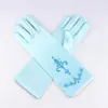 9 Farben Snow Queen Handschuhe Cosplay Kostüm Kinder Voller Finger für Halloween Weihnachtsfeier Kinder Anime Krönung C12941223645