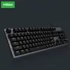 MIIIW Gaming Mechanical 600K 104 Keys Red Switch USB Wired 6 Mode White LED Backlights Keyboard Office Use