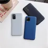 Candy Farbe Silikon Telefon Fall Für Samsung Galaxy A12 A42 A52 A72 A32 5G M02S A02S M31s Matte Weiche Tpu Zurück Abdeckung Fundas Coque