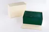 Оригинальные подходящие бумаги карты безопасности подарочная сумка топ зеленый деревянный коробка для часов для Rolox Boxs Буклет