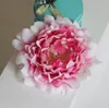 DIY 15 cm konstgjorda blommor Silk Peony Flower Heads Wedding Party Decoration Supplies Simulation Fake Flower Head Home Decorations DH8567