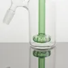 Bong glas vatten rör vattenpipa grön pendel aska catcher 14mm/18mm 4,9 tum mini bongs catchers tjocka pyrex klar bubbler ashcatcher 45 eller 90 grader