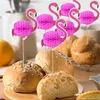 Autres fournitures de fête festive 20/40 pièces Flamingo ananas décoration de gâteau drapeaux de Cupcake hawaïen mariage anniversaire décoration enfants faveur