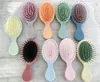 Wholesale Bristle Hair Brush 9 Colors Anti-static Non-slip Handle Comb Head Scalp Massager Cute Styling Tool