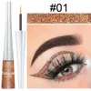 CmaaDu Colored Glitter Eyeliner Dazzling Flashing Shiny Eye Liner Pen White Blue Red Green Eye Makeup