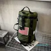 Moda Homens Mulheres Mochila Bolsa de Ombro de Grande Capacidade para Viagem Masculina Esporte Academia Bolsas Cilindricas de Fitness Mochila Hip Hop