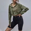 Fashion Autumn Winter Corduroy Women Jacket Green Single-Breasted Button Long Sleeve Drawstring Streetwear Lady Coats W252 210526