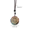 Pendant Necklaces Orgone Necklace Metatron Cube Orgonite Energy 7 Chakras Reiki Healing EMF Protection Crystal3150594