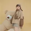 Harajuku esthetische beer anime hoodie vrouwen Koreaanse Kawaii Crewneck lange mouw oversized streetwear kpop fall winter kleding tops 210813
