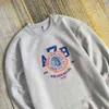 Gray College Style Ader Błąd Crewneck Mężczyźni Kobiety 1: 1 Wysokiej Jakości Budynek Building Haft BludShirts AderError Hoodie